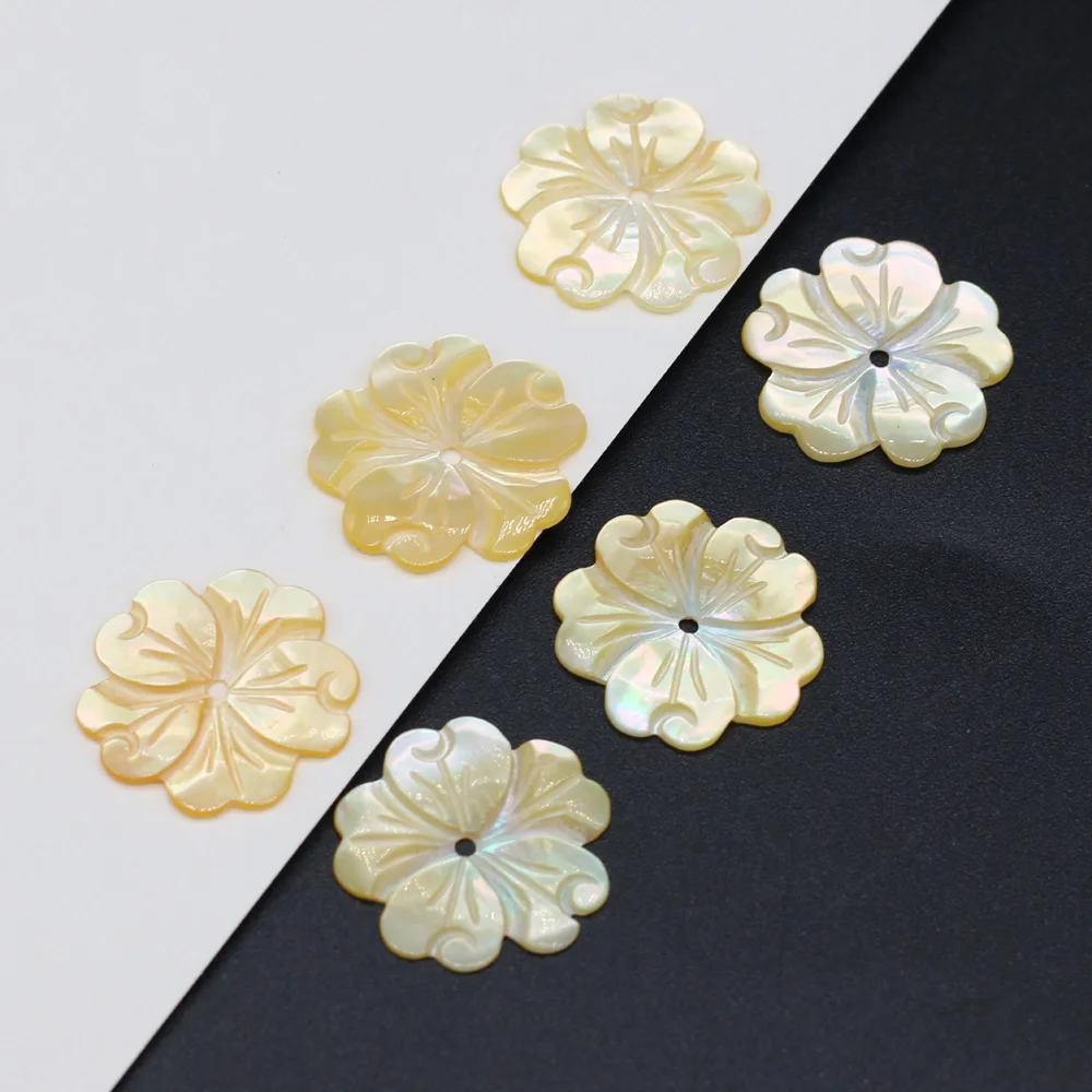 5pcs Natural Seashell Flower Shape Loose Beads for Jewelry Charm Necklace Bracelet Accessories Women Gifts Size 20x20mm
5pcs Natural Seashell Flower Shape Loose Beads for Jewelry Charm Necklace Bracelet Accessories Women Gifts Size 20x20mm