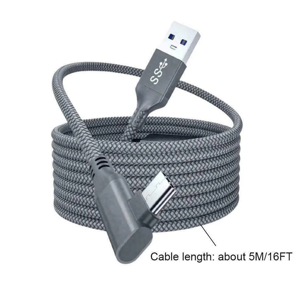 Link Cable Charging Type-C Male to Male Cord Portable Headphone Accessories Replacement for Oculus Quest Quest 2
Link Cable Charging Type-C Male to Male Cord Portable Headphone Accessories Replacement for Oculus Quest Quest 2