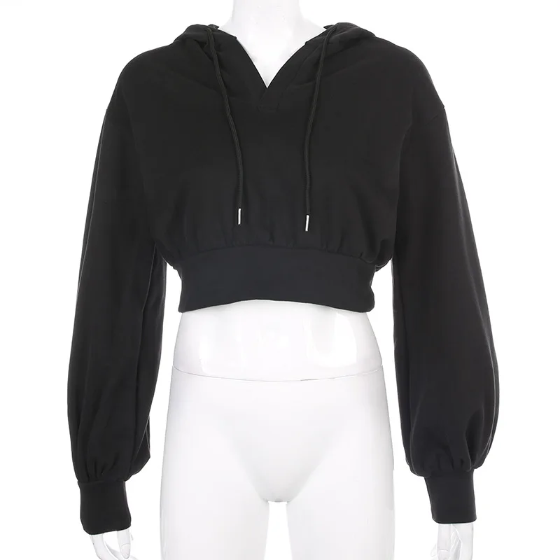 Vintage 2020 Autumn Solid Black Basic Sweatshirts For Women Casual Long Sleeve Female Cropped Hoodies Korean Streetwear Outfits
Vintage 2020 Autumn Solid Black Basic Sweatshirts For Women Casual Long Sleeve Female Cropped Hoodies Korean Streetwear Outfits