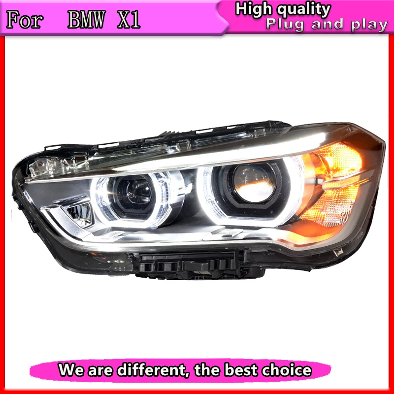 Car Styling For BMW X1 Headlight 2016 2017 2018 x1 Head lamp LED Angel Eyes DRL Hi Low Beam Bi Xenon Lens HID Front lamp
Car Styling For BMW X1 Headlight 2016 2017 2018 x1 Head lamp LED Angel Eyes DRL Hi Low Beam Bi Xenon Lens HID Front lamp