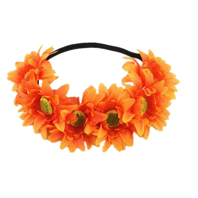 Sunflower Crown Headband Hair Decor Accessory Wedding Festivals Floral Hair Band With Adjustable Elastic Ribbon Daisy Flower
Sunflower Crown Headband Hair Decor Accessory Wedding Festivals Floral Hair Band With Adjustable Elastic Ribbon Daisy Flower