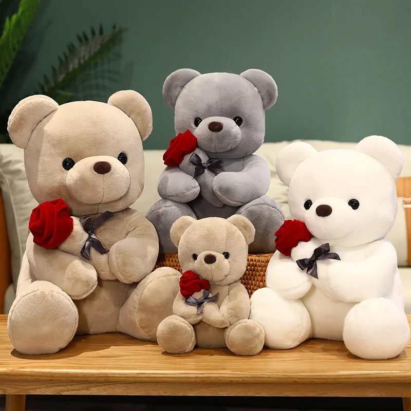 Cute Rose Bear Doll Plush Toy Hug Bear Doll Children's Birthday Pillow Teddy Bear Home Living Room Bedroom 
Cute Rose Bear Doll Plush Toy Hug Bear Doll Children's Birthday Pillow Teddy Bear Home Living Room Bedroom
