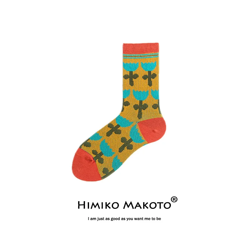 Korean Women Sock Cartoon Flower Ladies Socks Japanese Yollow Unisex Crew Retro Casual Cotton Sox Girls Winter Trendy Skarpetki 
Korean Women Sock Cartoon Flower Ladies Socks Japanese Yollow Unisex Crew Retro Casual Cotton Sox Girls Winter Trendy Skarpetki