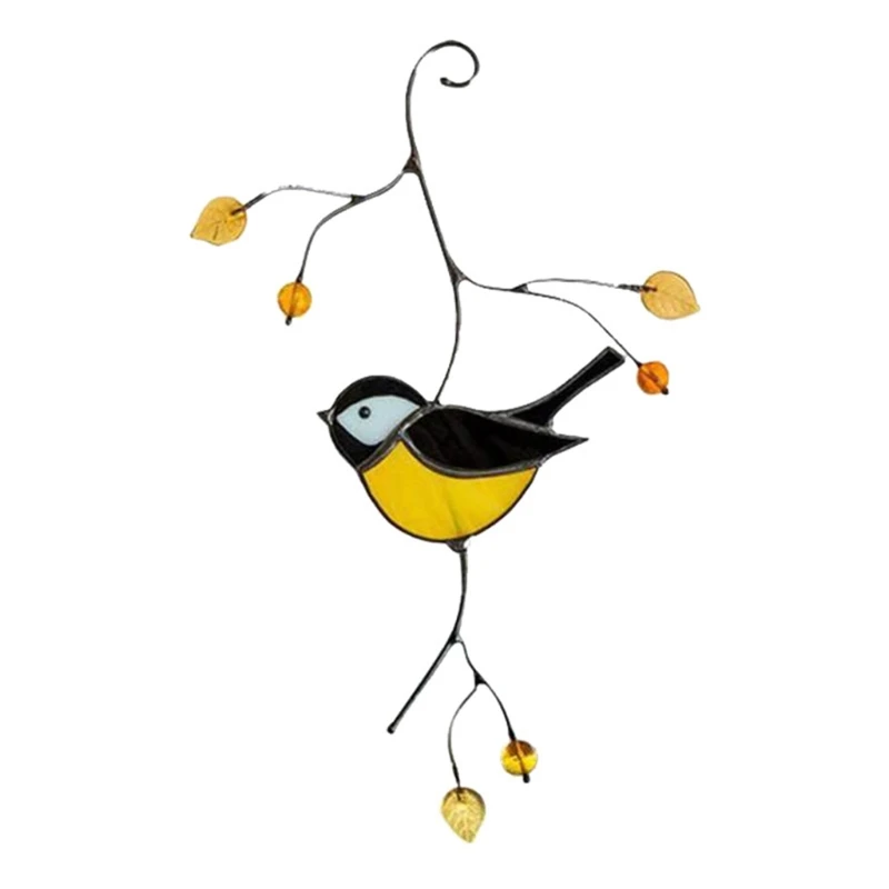 H051 Stained Bird Suncatcher for Window Decoration Wall Door Hanging Pendant Outdoor
H051 Stained Bird Suncatcher for Window Decoration Wall Door Hanging Pendant Outdoor