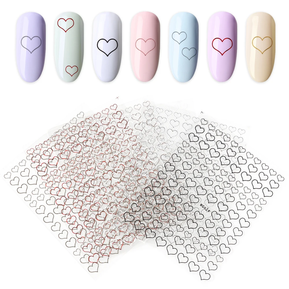 Gold Love Heart 3d Nail Sticker Simple Summer Diy Slider Nail Art Decoration For Nail Foil Love Heart Design Nails Accessories
Gold Love Heart 3d Nail Sticker Simple Summer Diy Slider Nail Art Decoration For Nail Foil Love Heart Design Nails Accessories
