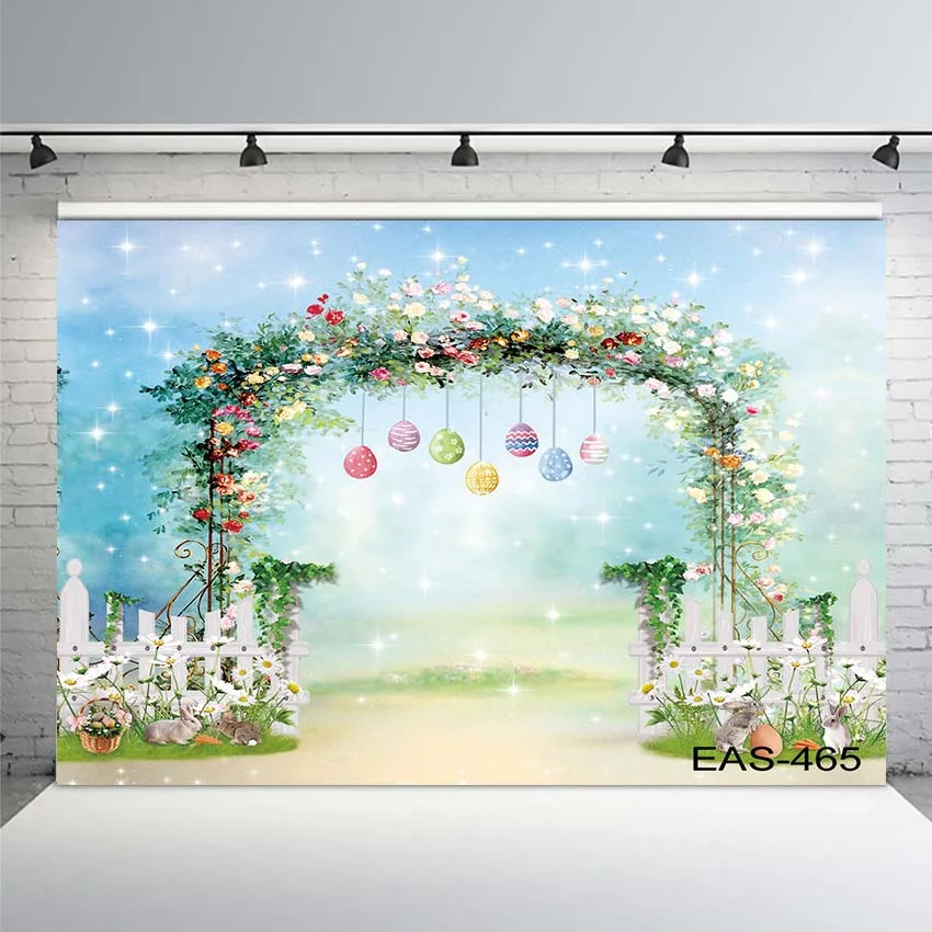 Spring Easter Floral Backdrop Pictures Bunny Colorful Eggs Fence Carrot Wall Decor Photography Background 7x5ft Rabbit Grassland
Spring Easter Floral Backdrop Pictures Bunny Colorful Eggs Fence Carrot Wall Decor Photography Background 7x5ft Rabbit Grassland