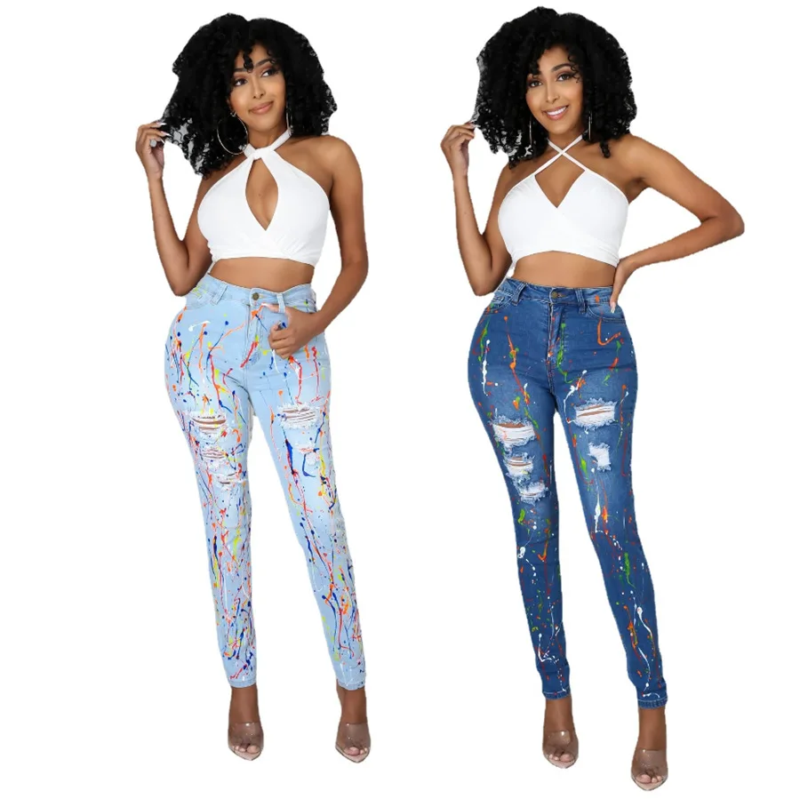 2021 Autumn Women Dress Ripped Print Skinny Bodycon Streetwear High Waist Fitness Clothes For Women Outfit
2021 Autumn Women Dress Ripped Print Skinny Bodycon Streetwear High Waist Fitness Clothes For Women Outfit