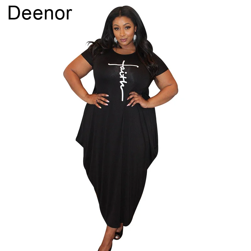 Deenor Plus Size dresses women's summer Dress loose solid dress Summer Party Beach Dresses Sundress Dress
Deenor Plus Size dresses women's summer Dress loose solid dress Summer Party Beach Dresses Sundress Dress