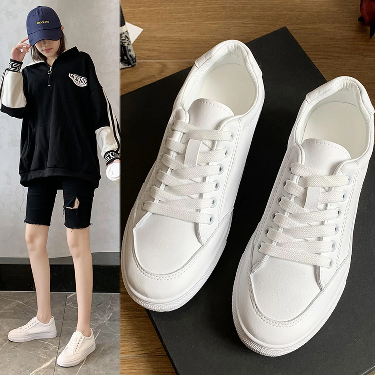 Women's sneakers 2021 new leather new fashion white sneakers tennis women casual high-quality women's shoes shoes for women
Women's sneakers 2021 new leather new fashion white sneakers tennis women casual high-quality women's shoes shoes for women