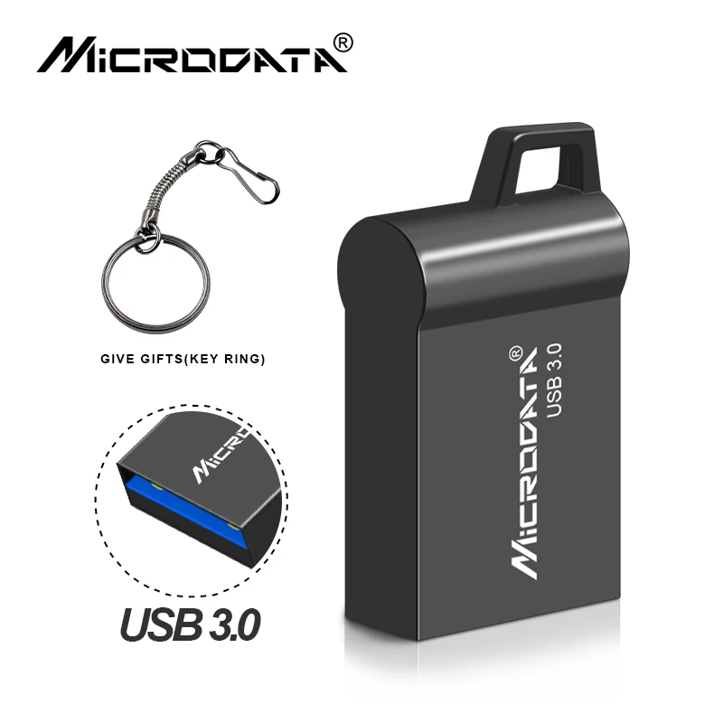 

Custom LOGO Metal Mini USB3.0 Flash Drive 4GB 8GB 16GB 32GB 64GB 128G High Speed Pen Drives Gift Memory Stick 100% Real Capacity