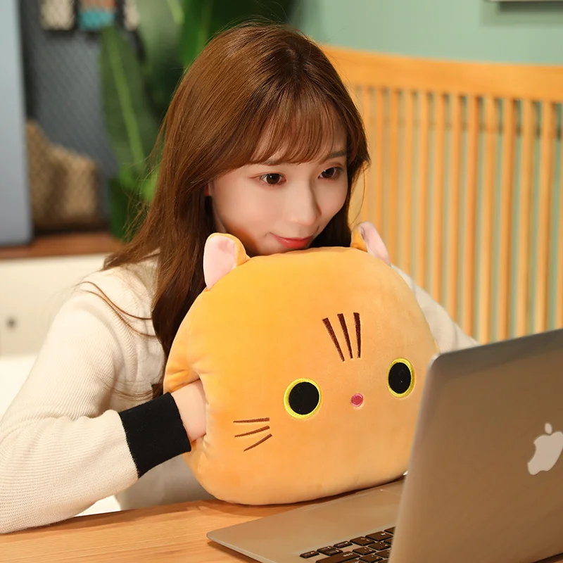 Мягкая плюшевая игрушка в виде кота, детская диванная подушка, подушка, милая мягкая грелка для рук с одеялом, подарок для детей
Мягкая плюшевая игрушка в виде кота, детская диванная подушка, подушка, милая мягкая грелка для рук с одеялом, подарок для детей