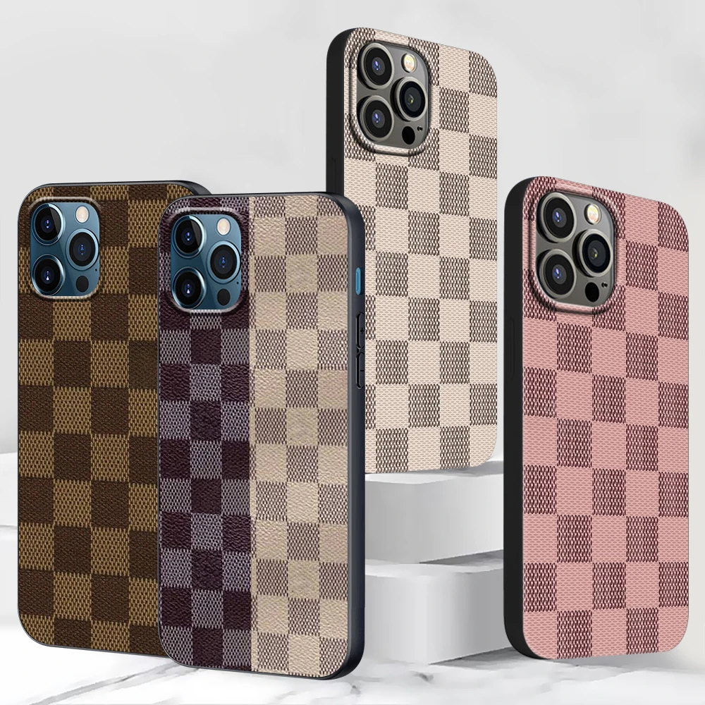 Phone Case For iPhone 13 11 12 Pro Max Casing XR 7 8 + X 6 6S Plus XS 5 5s SE 2020 Black Soft Cover Shell Luxury Leather Plaid
Phone Case For iPhone 13 11 12 Pro Max Casing XR 7 8 + X 6 6S Plus XS 5 5s SE 2020 Black Soft Cover Shell Luxury Leather Plaid