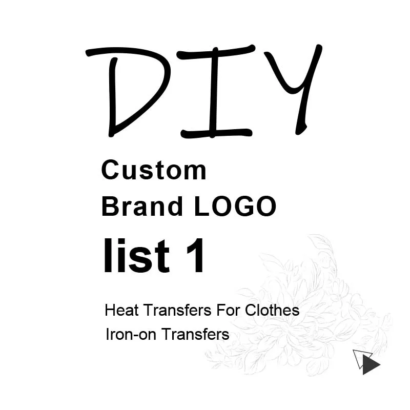Custom Brand LOGO Patches for Clothes Iron on Transfers for Clothes Heat Transfer Vinyl Sticker Thermal Transfers Washable Badge
Custom Brand LOGO Patches for Clothes Iron on Transfers for Clothes Heat Transfer Vinyl Sticker Thermal Transfers Washable Badge