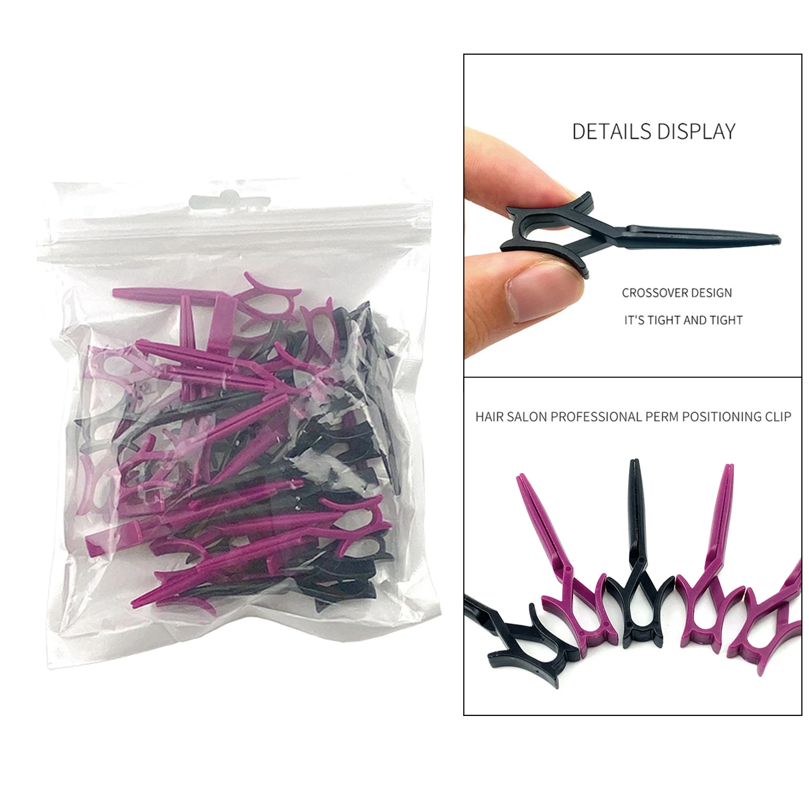 Cross-positioning Perm Hair Clips, 40 Pieces, Hair Clips Professional Sectioning Clips for Salon and Women Girls DIY Accessories
Cross-positioning Perm Hair Clips, 40 Pieces, Hair Clips Professional Sectioning Clips for Salon and Women Girls DIY Accessories