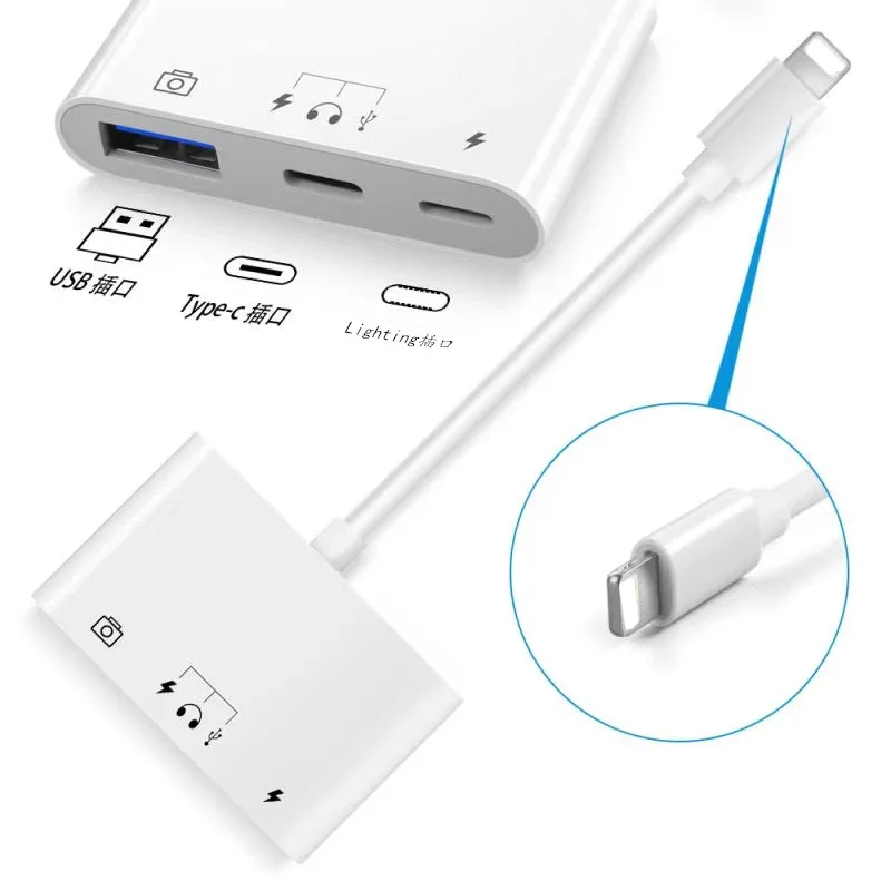OTG адаптер с Lightning на USB 3 0 для IPhone 11 Pro X XS Max 7 8 6 Plus|Компьютерные кабели и разъемы| |