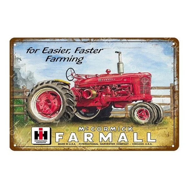 Farm Tractors Metal Tin Signs Farmall Trucks Poster Vintage Wall Art Painting Plaque Art Craft Cafe Pub Bar Home Decor YI195
Farm Tractors Metal Tin Signs Farmall Trucks Poster Vintage Wall Art Painting Plaque Art Craft Cafe Pub Bar Home Decor YI195