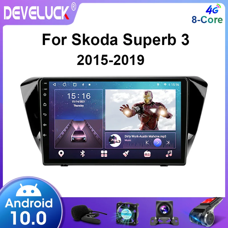 Автомагнитола 2 Din Android 10,0 для Skoda Superb 3 2015-2019, мультимедийный видеоплеер, стерео, GPS-навигация, Carplay, Стерео Авторадио
Автомагнитола 2 Din Android 10,0 для Skoda Superb 3 2015-2019, мультимедийный видеоплеер, стерео, GPS-навигация, Carplay, Стерео Авторадио