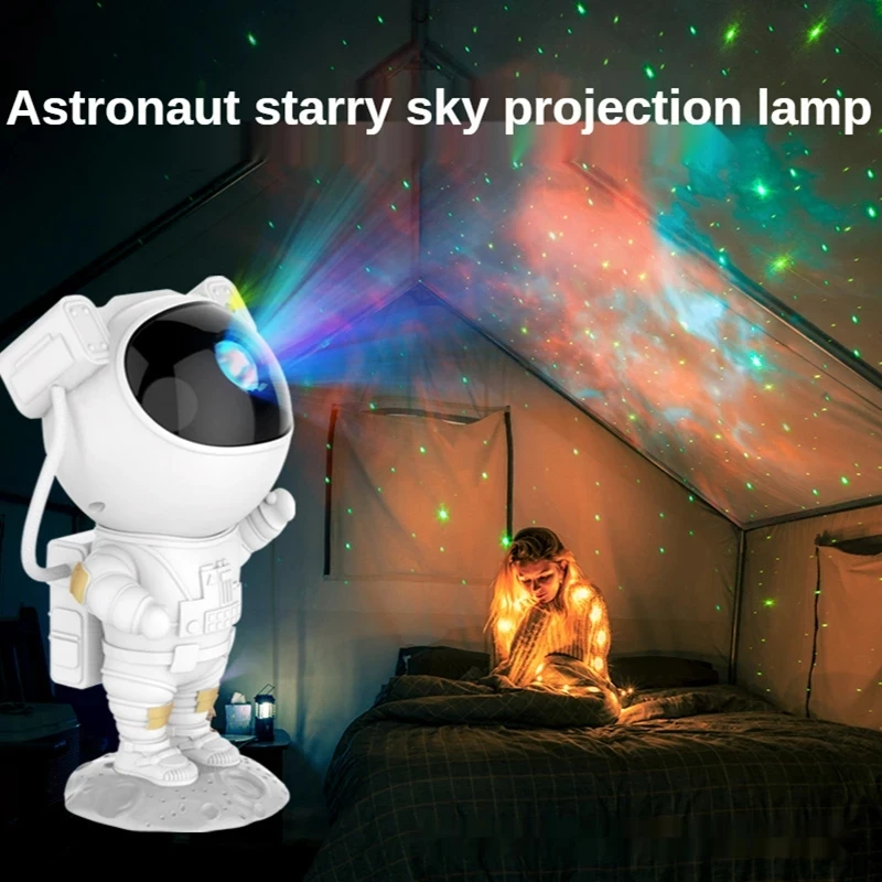 

Детский ночник, подарки, Галактический проектор, астронавт, звездное небо, проекционная лампа, Гипсофила, лазерная проекционная лампа для д...
