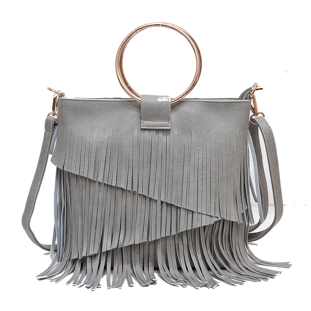 Fashion new irregular tassel bag trend music festival iron portable phone bag shoulder diagonal female bag Christmas gift
Fashion new irregular tassel bag trend music festival iron portable phone bag shoulder diagonal female bag Christmas gift