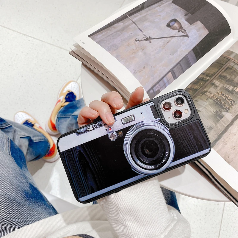 3d Art Retro Camera Pattern Phone Case For iPhone 13 12 11 Pro Max X Xs Max Xr 7 8 Puls SE 2020 Cases Soft Silicone Cover
3d Art Retro Camera Pattern Phone Case For iPhone 13 12 11 Pro Max X Xs Max Xr 7 8 Puls SE 2020 Cases Soft Silicone Cover
