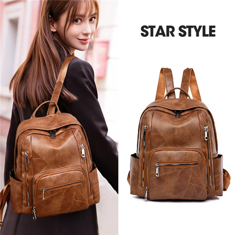2021 Elegant Bagpack Women Leather Backpack High Quality Female Shoulder Bag Casual Backpack Purse School Bag For Teenage Girls
2021 Elegant Bagpack Women Leather Backpack High Quality Female Shoulder Bag Casual Backpack Purse School Bag For Teenage Girls