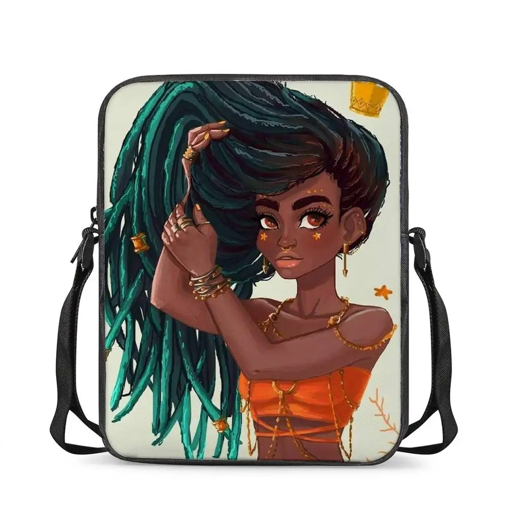 HYCOOL African Black Queen Crown Print Cross Body Bags for Women Children Cute Small School Book Bag Ladies Casual Travel Bag
HYCOOL African Black Queen Crown Print Cross Body Bags for Women Children Cute Small School Book Bag Ladies Casual Travel Bag