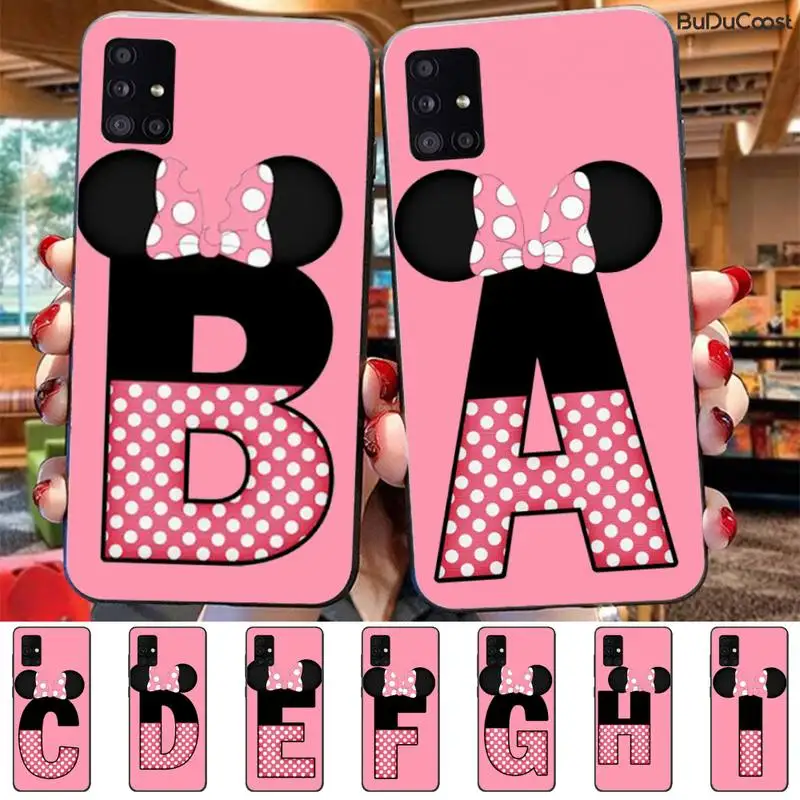 Cartoon Mouse Bow 26 Letters DIY Phone Case For Samsung Galaxy A10 A20 A30 A40 A50 A70 A71 
Cartoon Mouse Bow 26 Letters DIY Phone Case For Samsung Galaxy A10 A20 A30 A40 A50 A70 A71