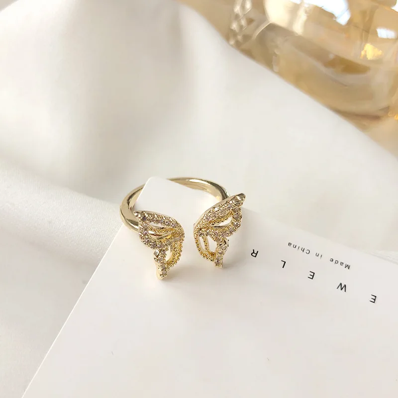 

кольцо лягушка bague homme acier inoxydable Ladies ring Ladies accessories 2021 new diamond bow open ring リング Valentine's Day pr