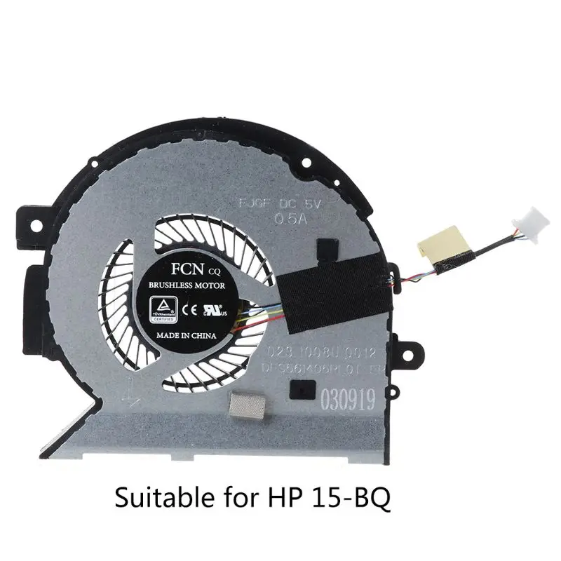 New 4-PIN Laptop CPU Cooling Fan Cooler for HP Envy x360 15-BQ 15M-BQ 924328-001
New 4-PIN Laptop CPU Cooling Fan Cooler for HP Envy x360 15-BQ 15M-BQ 924328-001