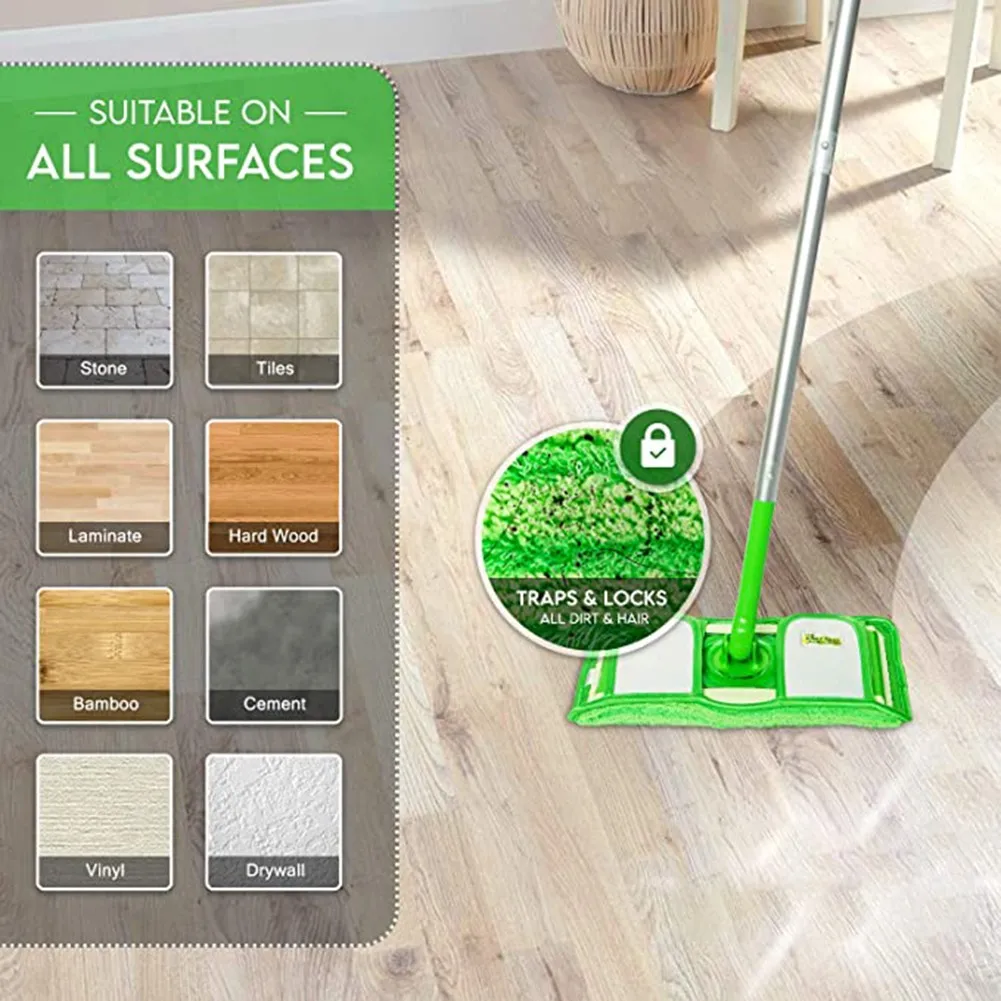 2X Microfiber Mop Cloth Mopping Cloths For Swiffer Sweeper Reusable Microfiber Mop Pads Washable Sweeper Cleaning Replacement
2X Microfiber Mop Cloth Mopping Cloths For Swiffer Sweeper Reusable Microfiber Mop Pads Washable Sweeper Cleaning Replacement