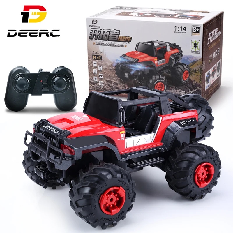 DEERC 1:14 / 1:16 RC Car With Led Lights 2.4G Radio Remote Control Car Off-Road Trucks 60 Mins Play Toys For Boys Children Gifts
DEERC 1:14 / 1:16 RC Car With Led Lights 2.4G Radio Remote Control Car Off-Road Trucks 60 Mins Play Toys For Boys Children Gifts