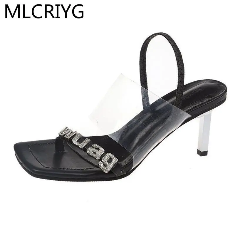 2021 Summer Sandals Women Fashion Rhinestone Letter Women Sandals New Transparent High Heels Sexy Stiletto Roman Shoes Women
2021 Summer Sandals Women Fashion Rhinestone Letter Women Sandals New Transparent High Heels Sexy Stiletto Roman Shoes Women