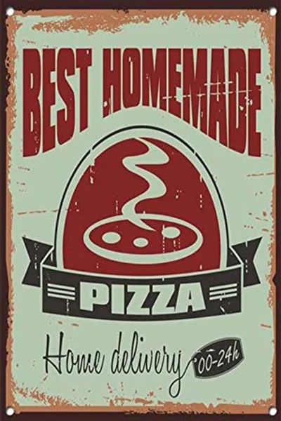 Best Homemade Pizza Tin Sign Vintage Style Metal Sign Business Decor Sign Rust Tin
Best Homemade Pizza Tin Sign Vintage Style Metal Sign Business Decor Sign Rust Tin