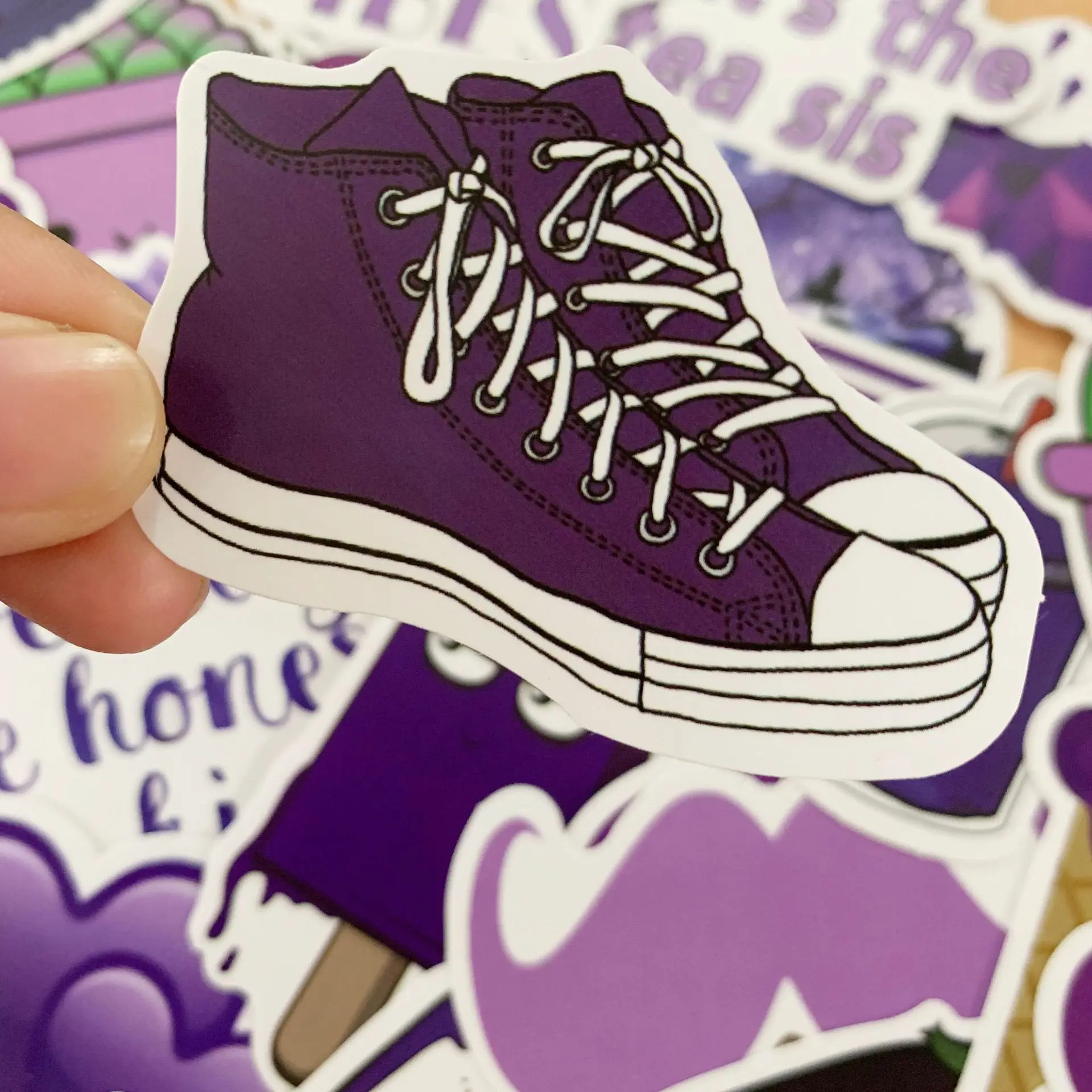 50PCS Cartoon Purple Theme VSCO Waterproof Stickers For Kids Funny Toy DIY Sticker Suitcase Bike Skateboard Phone Luggage Decals
50PCS Cartoon Purple Theme VSCO Waterproof Stickers For Kids Funny Toy DIY Sticker Suitcase Bike Skateboard Phone Luggage Decals