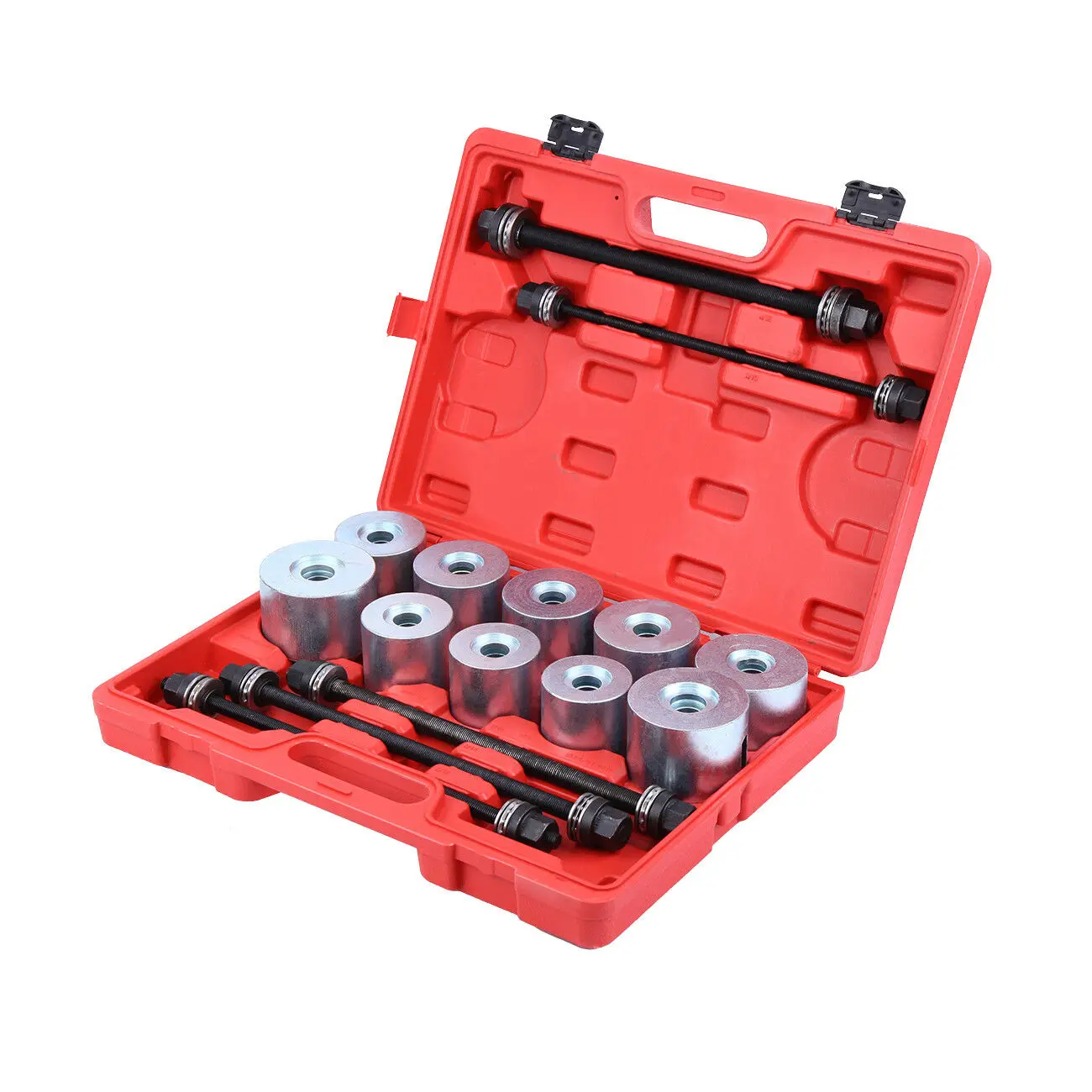 Samger 27Pcs/Set Full Car Bushing Tools Rear Sub-Frame Bushing Iron Sleeve Disassembly Installation Removal Tool Axle Bearing
Samger 27Pcs/Set Full Car Bushing Tools Rear Sub-Frame Bushing Iron Sleeve Disassembly Installation Removal Tool Axle Bearing