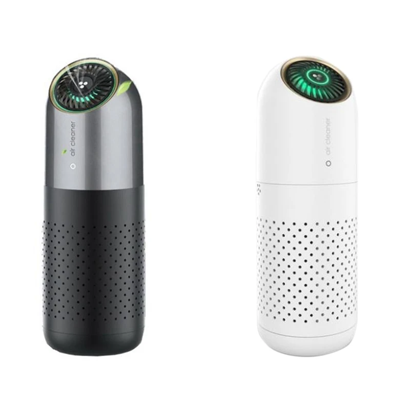 2 Set Mini HEPA Air Purifier With Filtration Air Cleaner For Car & Office,Dust,Pet Dander, Low Noise Black & White
2 Set Mini HEPA Air Purifier With Filtration Air Cleaner For Car & Office,Dust,Pet Dander, Low Noise Black & White