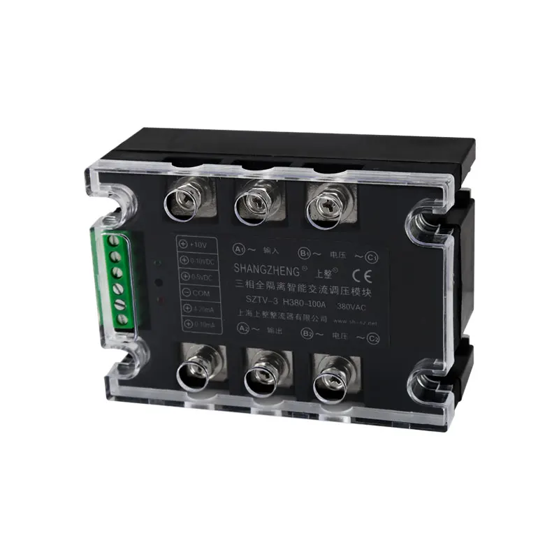 Fully isolated heating tube Three-phase power regulator Single-phase AC pressure regulating module SSR Adjustable power dimmer
Fully isolated heating tube Three-phase power regulator Single-phase AC pressure regulating module SSR Adjustable power dimmer