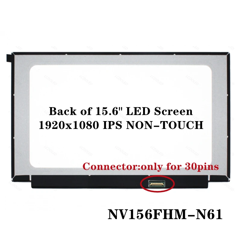 NV156FHM-N61 V8.0 V8.1, 15,6 дюймов IPS full view 72%, матричный ЖК-Дисплей 1920x1080 FHD,30PIN EDP
NV156FHM-N61 V8.0 V8.1, 15,6 дюймов IPS full view 72%, матричный ЖК-Дисплей 1920x1080 FHD,30PIN EDP