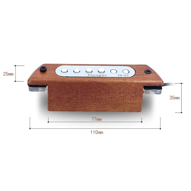 Flanger FP-02 Wood Acoustic Guitar Sound Hole Pickup Magnetic Pickup for 39 inch/40 inch/41 inch/42 inch Acoustic Guitar
Flanger FP-02 Wood Acoustic Guitar Sound Hole Pickup Magnetic Pickup for 39 inch/40 inch/41 inch/42 inch Acoustic Guitar