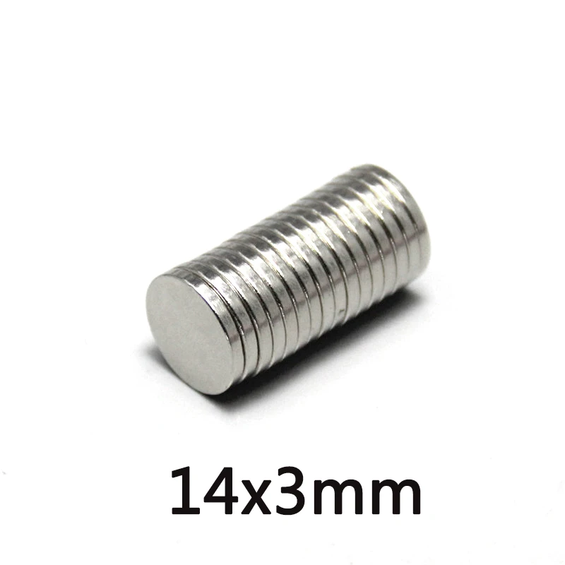 

20/50/100pcs 14x3 mm Rare Earth Magnet Diameter 14x3mm Fridge Round Magnets 14mm*3mm Permanent Neodymium Magnetic 14*3