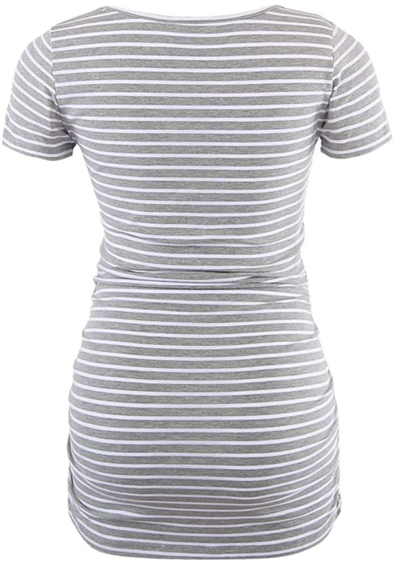 Pregnant Mother Breastfeeding Women's Maternity Blouse 3-pack Classic Side Ruched Short-sleeved Maternity Blouse
Pregnant Mother Breastfeeding Women's Maternity Blouse 3-pack Classic Side Ruched Short-sleeved Maternity Blouse