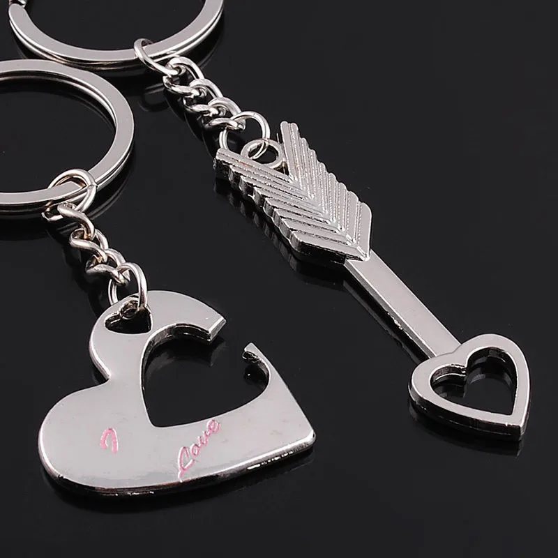 KvJJL 1Pair Arrow of God lovers Key Chain Silver Alloy Love Keyrings Key Ring Couples Gift Party Bag Car Decor
KvJJL 1Pair Arrow of God lovers Key Chain Silver Alloy Love Keyrings Key Ring Couples Gift Party Bag Car Decor