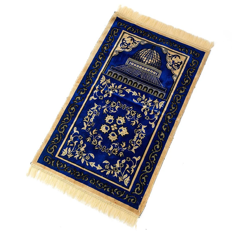 Islamic Muslim Prayer Mat Pilgrimage Carpet Worship Blanket Tapete Musallah Praying Rug Arab Islam Prayer Blue
Islamic Muslim Prayer Mat Pilgrimage Carpet Worship Blanket Tapete Musallah Praying Rug Arab Islam Prayer Blue