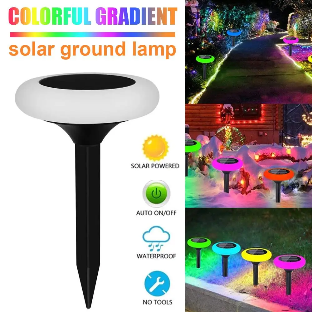 Color Changing Solar Powered Lighting Solar Light Floor Lights Waterproof Beauty Outdoor Lamp Round Lawn Lamps
Color Changing Solar Powered Lighting Solar Light Floor Lights Waterproof Beauty Outdoor Lamp Round Lawn Lamps