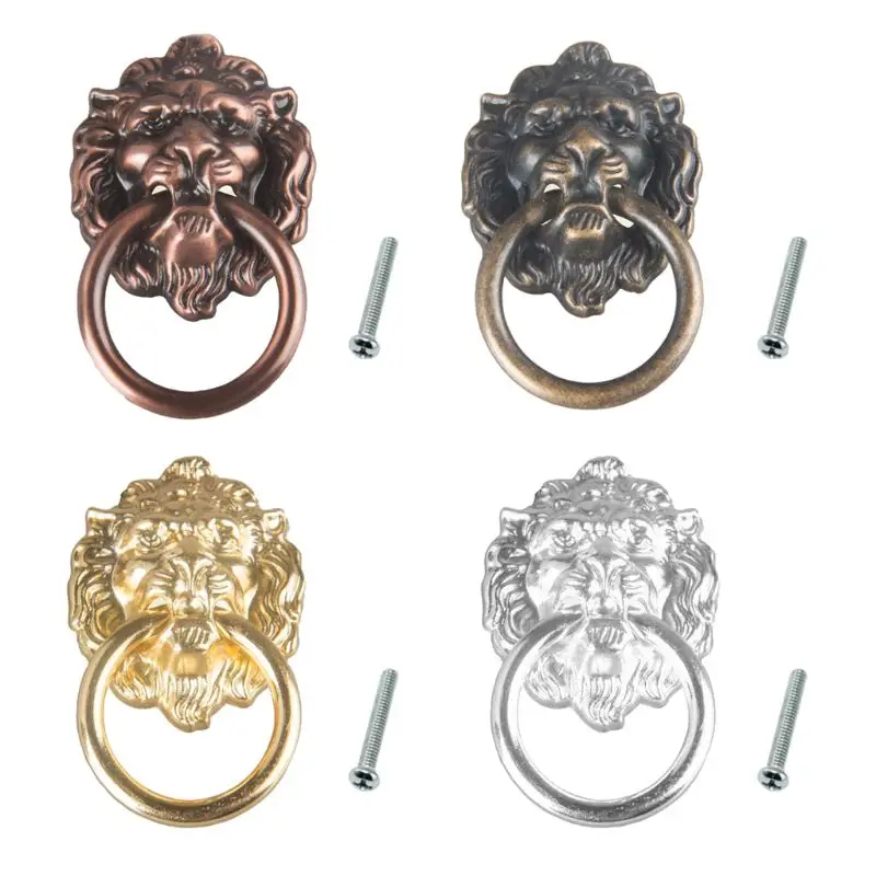 Knobs and Pulls New Antique Bronze Lion Head Pulls for Dresser Drawer Cabinet Door Handles Knobs Door Knocker
Knobs and Pulls New Antique Bronze Lion Head Pulls for Dresser Drawer Cabinet Door Handles Knobs Door Knocker