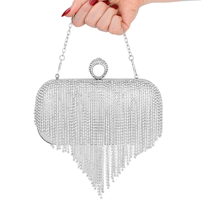 New Female Tassel Handbag Large Capacity Ladies Evening Bag Popular Women Clutch Purse Luxury Designer Party Bag pochette femme
New Female Tassel Handbag Large Capacity Ladies Evening Bag Popular Women Clutch Purse Luxury Designer Party Bag pochette femme