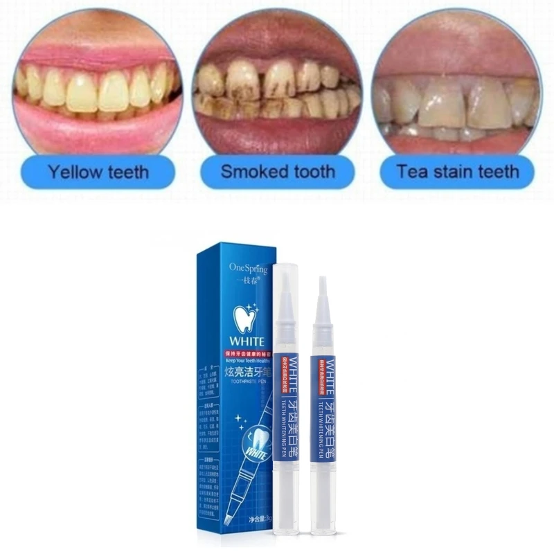 3ml Tooth Whitening Pen Natural Teeth Cleaning Gel for Oral Hygiene Health Remove Plaque Stains Bleaching Professional G99E
3ml Tooth Whitening Pen Natural Teeth Cleaning Gel for Oral Hygiene Health Remove Plaque Stains Bleaching Professional G99E