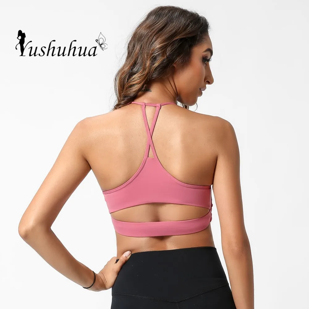 New Women Fitness Yoga Bra Lady Sportswear Vest-style Sports Bra Thin shoulder strap Sport Bra Gym Beautiful back Training Bra
New Women Fitness Yoga Bra Lady Sportswear Vest-style Sports Bra Thin shoulder strap Sport Bra Gym Beautiful back Training Bra