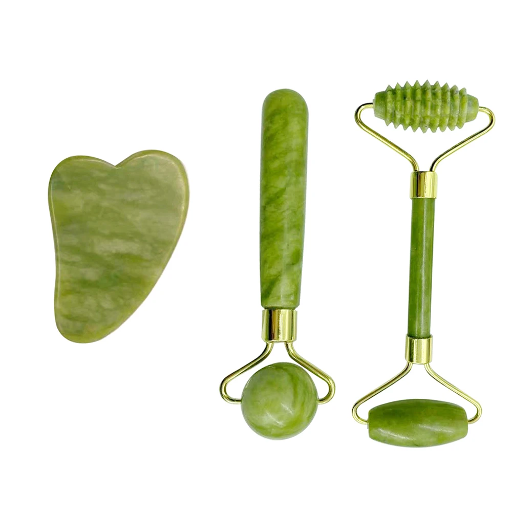 Jade Roller Massager Facial Massage Stone Thin Face Lift Anti Wrinkle Facial Beauty Skin Care Tools for Face Gua Sha
Jade Roller Massager Facial Massage Stone Thin Face Lift Anti Wrinkle Facial Beauty Skin Care Tools for Face Gua Sha