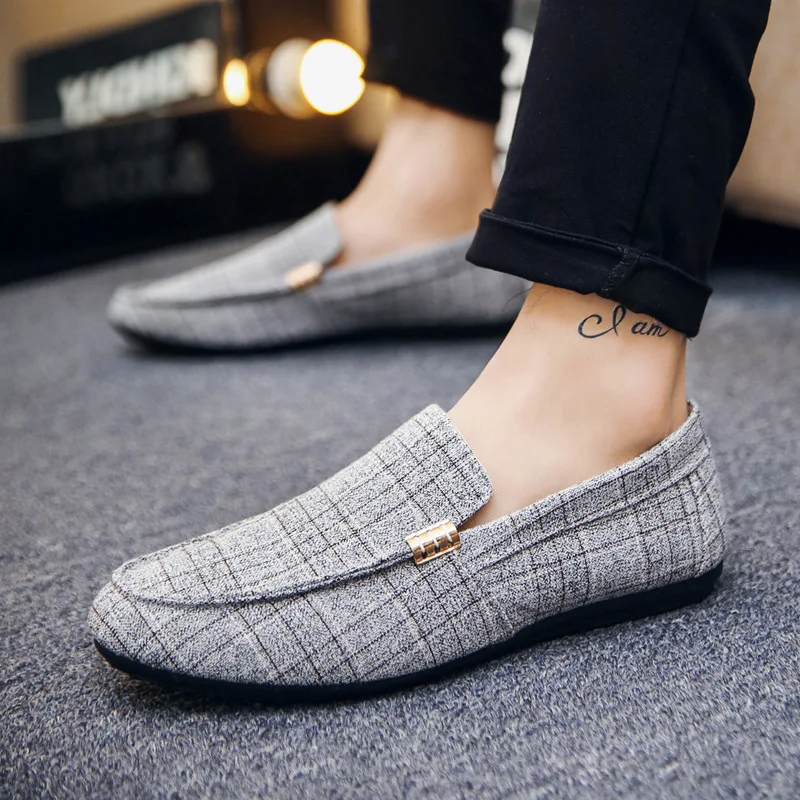 Men Loafers Men Shoes Casual Shoes Light Canvas Youth Shoes Men Breathable Fashion Flat Footwear
Men Loafers Men Shoes Casual Shoes Light Canvas Youth Shoes Men Breathable Fashion Flat Footwear
